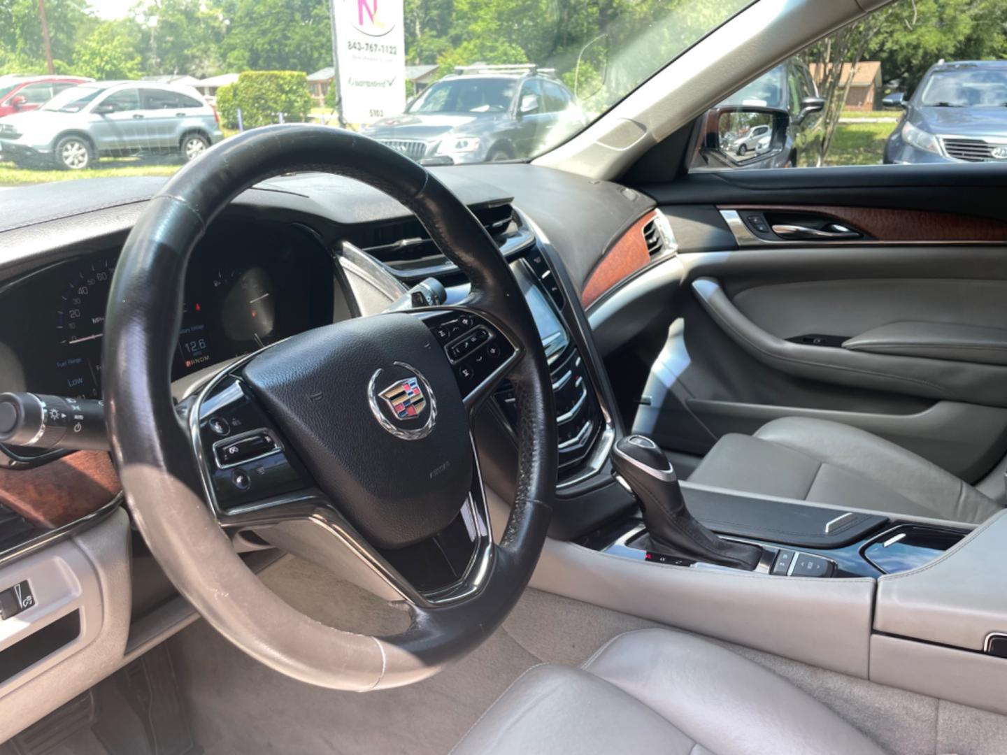 2014 GRAY CADILLAC CTS 2.0T (1G6AP5SX1E0) with an 2.0L engine, Automatic transmission, located at 5103 Dorchester Rd., Charleston, SC, 29418-5607, (843) 767-1122, 36.245171, -115.228050 - Photo#18